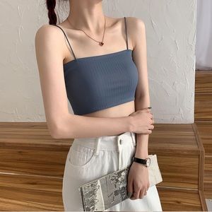 Moon City Ribbed Bandeau Bralette